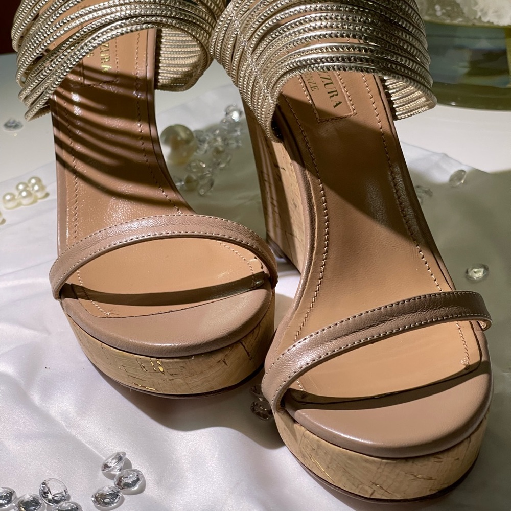 Aquazzura platform- size 7. 1/2